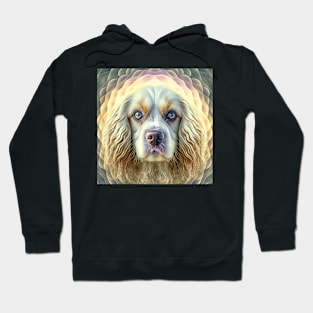 A Fractal Design of A Cocker Spaniel Hoodie